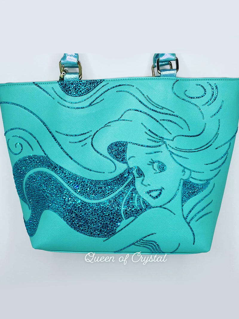 Disney Princess Ariel Aqua Tote Bag
