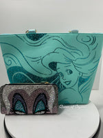 Disney Princess Ariel Aqua Tote Bag