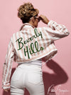 Beverly Hills  Denim Stripe Jacket